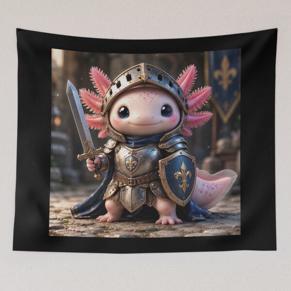 Artikelvorschau, Axolotl-Ritter – Fantasy Kingdoms entworfen und verkauft von Axokris.