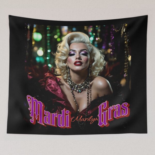 Item preview, MARDI GRAS MARILYN designed and sold by BabaSoti.