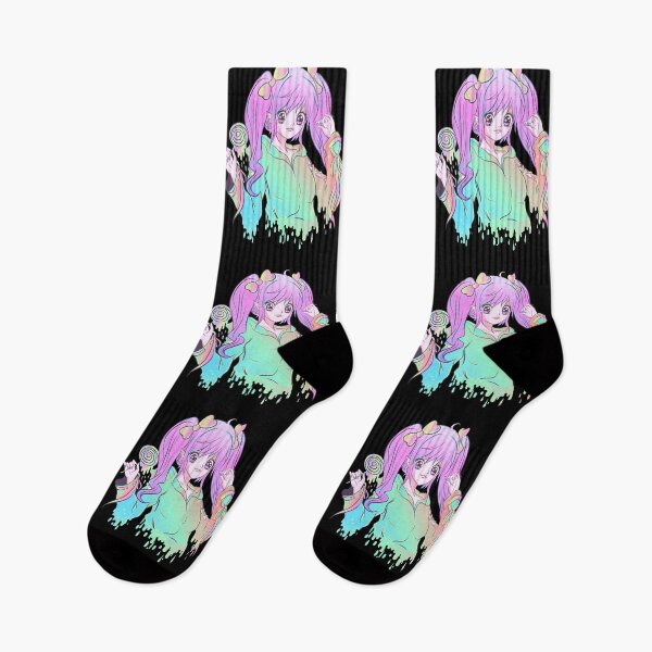 Item preview, Pastel Anime Girl Melting Lollipop Kawaii Aesthetic designed and sold by No Limits T-Shirts.
