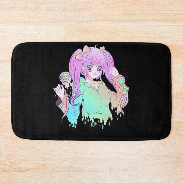 Item preview, Pastel Anime Girl Melting Lollipop Kawaii Aesthetic designed and sold by No Limits T-Shirts.