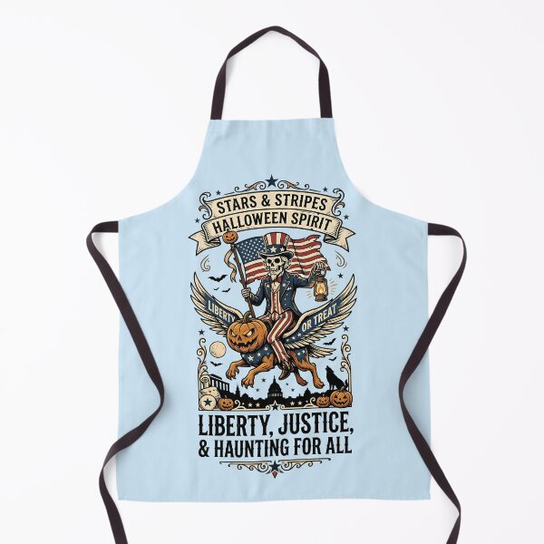 Item preview, Liberty, justice & haunting for all -Liberty or treat - Patriotic Halloween designed and sold by ParadoxParadox.