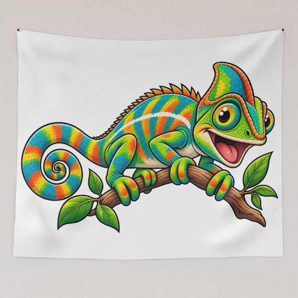 Item preview, Colorful Chameleon designed and sold by Oddity Anvil.