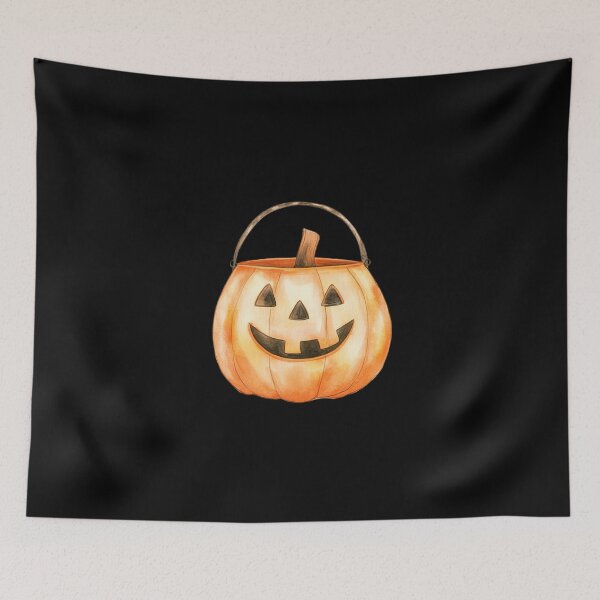 Item preview, Smiling Jack-O'-Lantern Bucket designed and sold by foundthenat.