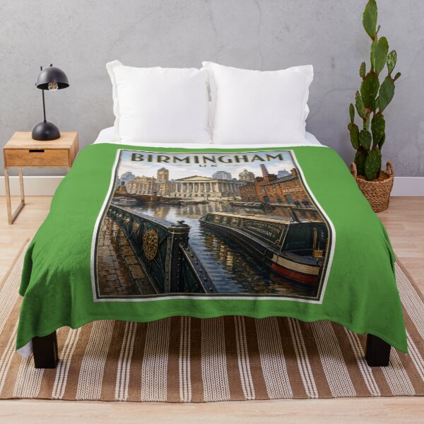 Item preview, Birmingham Travel Poster Vintage Retro Art designed and sold by windmildesigner.