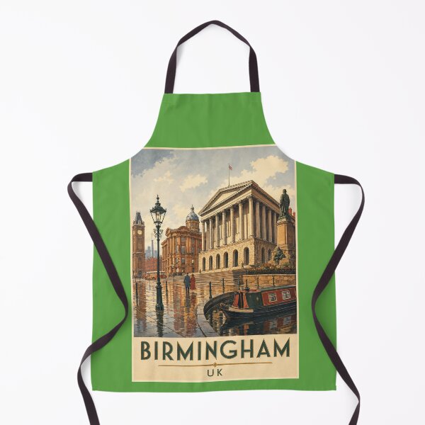 Item preview, Birmingham Travel Poster Vintage Retro Art designed and sold by windmildesigner.