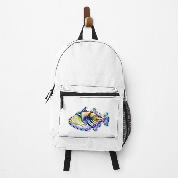 Item preview, Picasso Humu Humu Triggerfish Holographic Reef Art designed and sold by KenworksDigital.