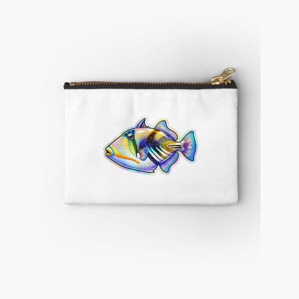 Item preview, Picasso Humu Humu Triggerfish Holographic Reef Art designed and sold by KenworksDigital.