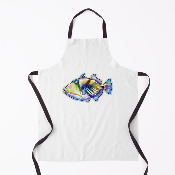 Item preview, Picasso Humu Humu Triggerfish Holographic Reef Art designed and sold by KenworksDigital.