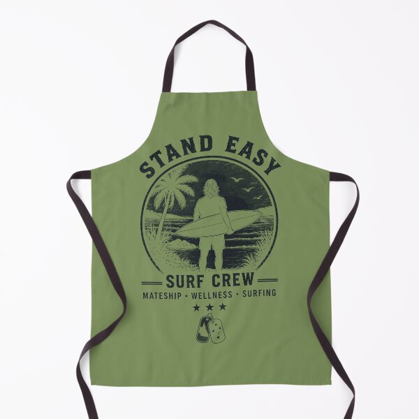Item preview, Copy of Stand Easy Surf Crew Tshirt - Version 1A (Dark version for light Shirts) designed and sold by Bombergirls.