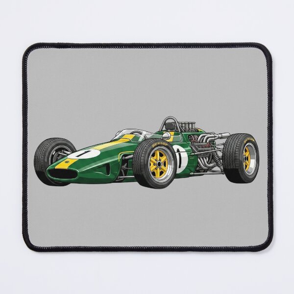 Item preview, 1965 Lotus 33 Vintage F1 Grand Prix Racing Car Illustration designed and sold by Motorline44.