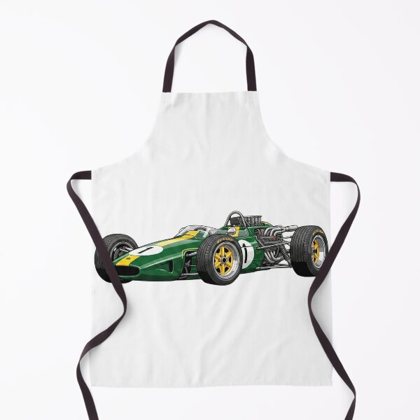 Item preview, 1965 Lotus 33 Vintage F1 Grand Prix Racing Car Illustration designed and sold by Motorline44.