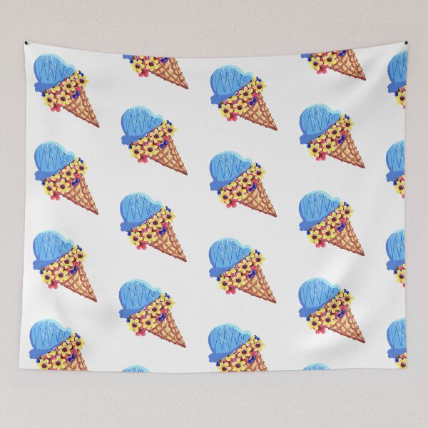 Item preview, Blooming Ice Cream Botanical Illustration designed and sold by diaricesalt.