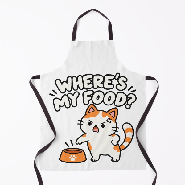 Item preview, Where's my food? Hungry and funny ginger cat designed and sold by DesingsTR.