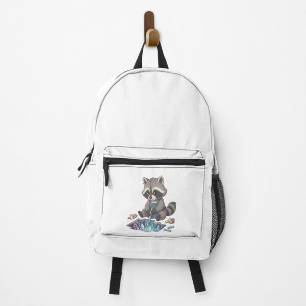 Item preview, Cute Raccoon Drawing Chalk Art designed and sold by Ella_Sketch.