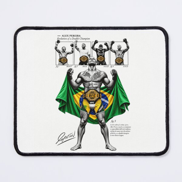 Item preview, Alex Pereira Evolution Of Double Champion designed and sold by JeyVel.