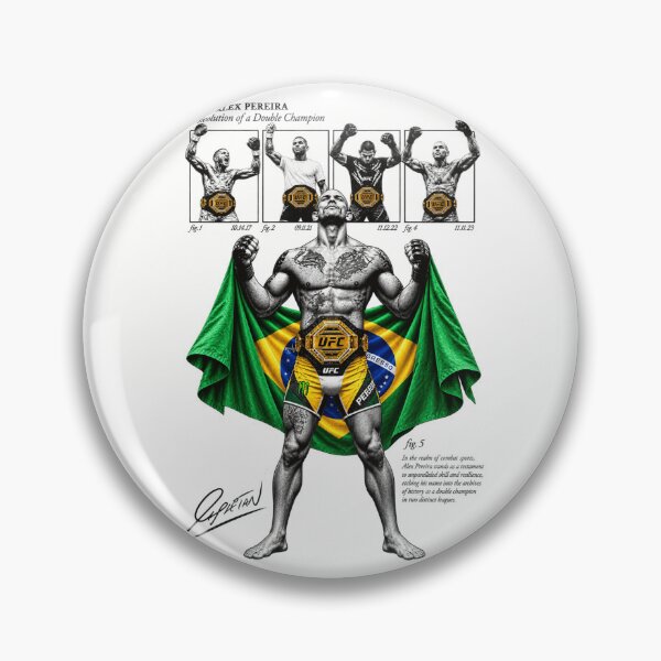 Item preview, Alex Pereira Evolution Of Double Champion  designed and sold by JeyVel.