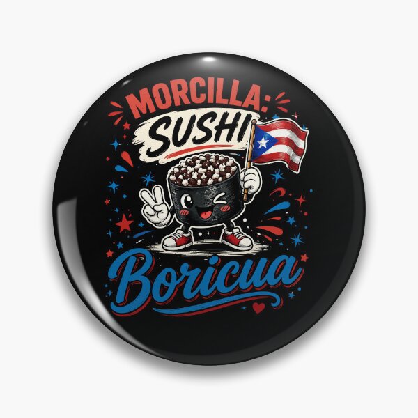 Item preview, Morcilla Sushi Boricua Puerto Rico Flag Foodie designed and sold by No Limits T-Shirts.