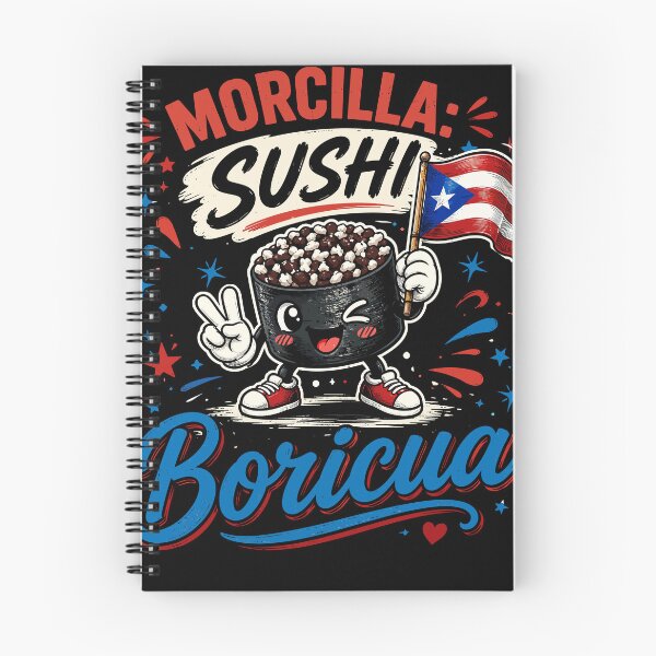 Item preview, Morcilla Sushi Boricua Puerto Rico Flag Foodie designed and sold by No Limits T-Shirts.