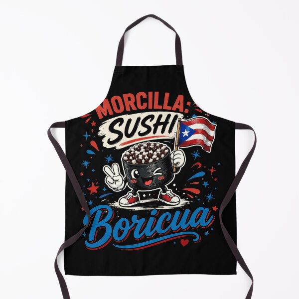 Item preview, Morcilla Sushi Boricua Puerto Rico Flag Foodie designed and sold by No Limits T-Shirts.