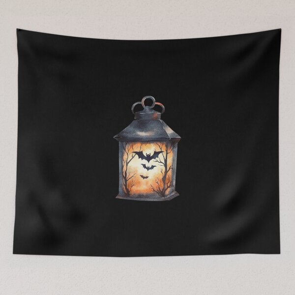 Item preview, Lantern with Flying Bats designed and sold by foundthenat.