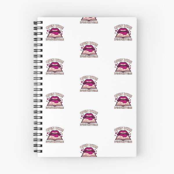 Item preview, Open Wide It’s Storytime – Spicy Bookish Reader Design designed and sold by ThePeelAppeal.