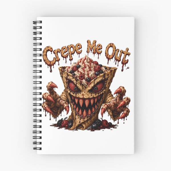 Item preview, Crepe Me Out - Funny Scary Monster Crepe Dessert Horror Comedy designed and sold by HorrorWorldWeb.