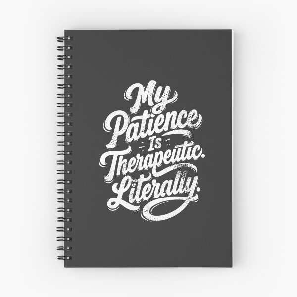 Item preview, My Patience Is Therapeutic Literally — Funny Nurse Gift | Sarcastic RN Shirt Nurse Humor White Version designed and sold by KiwyStudio.
