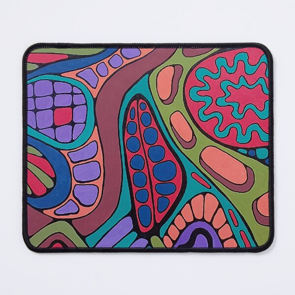 Item preview, Tropical Cells | Psychedelic Organic Shapes Wall Art designed and sold by WonderwildArt.