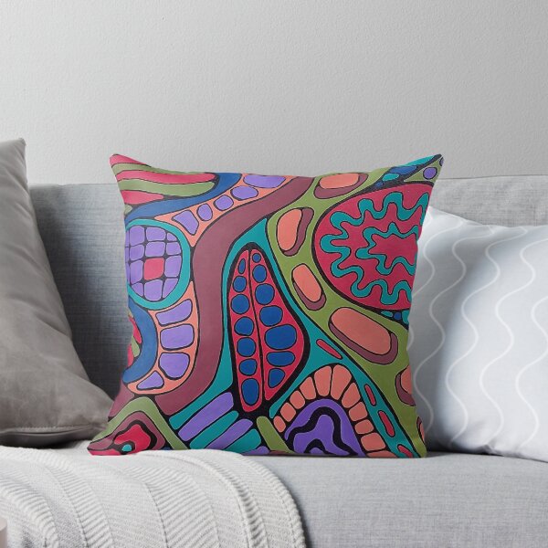 Item preview, Tropical Cells | Psychedelic Organic Shapes Wall Art designed and sold by WonderwildArt.