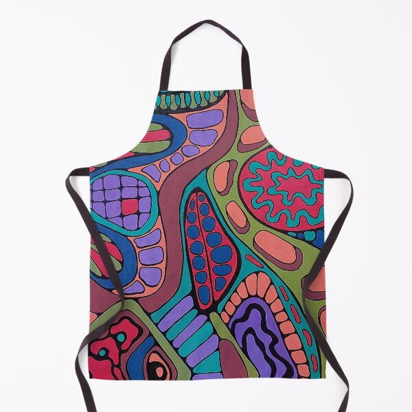 Item preview, Tropical Cells | Psychedelic Organic Shapes Wall Art designed and sold by WonderwildArt.