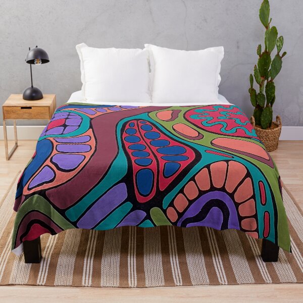 Item preview, Tropical Cells | Psychedelic Organic Shapes Wall Art designed and sold by WonderwildArt.