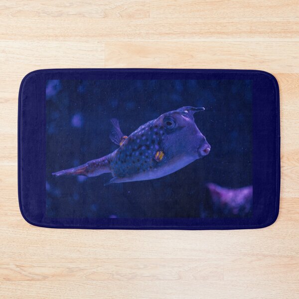 Item preview, Blue longhorn cowfish underwater designed and sold by Mutezone.
