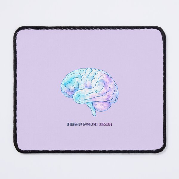 Item preview, I train for my brain (lilac/blue edition) designed and sold by The Migraine Enlightenment.