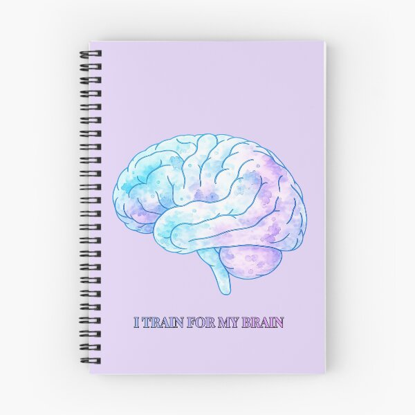 Item preview, I train for my brain (lilac/blue edition) designed and sold by The Migraine Enlightenment.