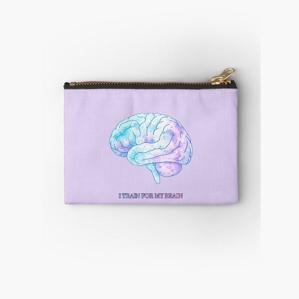 Item preview, I train for my brain (lilac/blue edition) designed and sold by The Migraine Enlightenment.