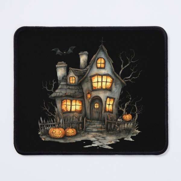 Item preview, Spooky Haunted House at Night designed and sold by foundthenat.