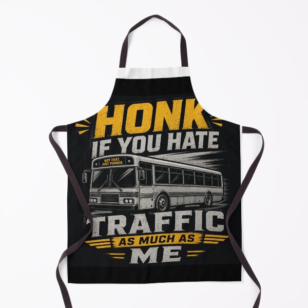 Artikelvorschau, Hupen Sie, wenn Sie den Verkehr genauso hassen wie ich – Geschenk für Busfahrer entworfen und verkauft von Haque Desigens.