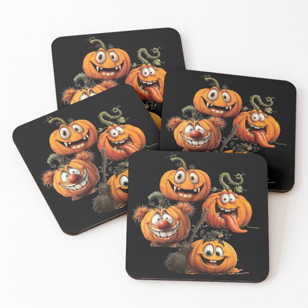 Item preview, Funny Pumpkin Squad – Crazy Halloween Faces designed and sold by Szpaku desart .