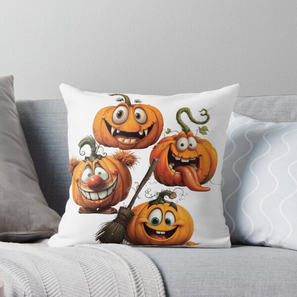 Item preview, Funny Pumpkin Squad – Crazy Halloween Faces designed and sold by Szpaku desart .