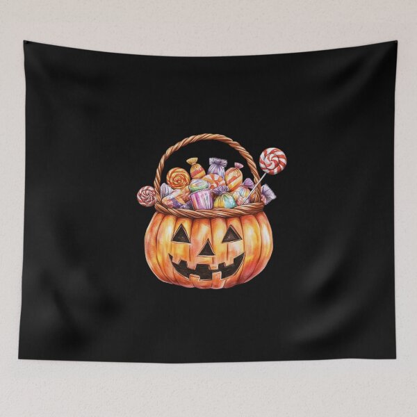 Item preview, Halloween Candy Jack-o'-Lantern Basket designed and sold by foundthenat.