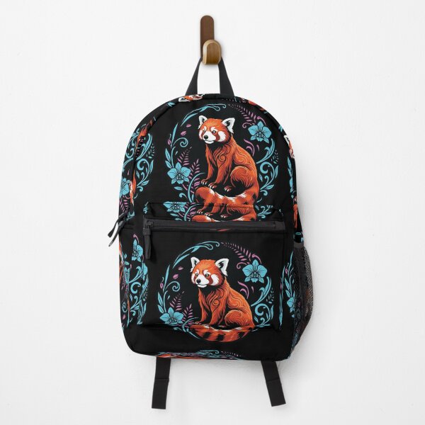 Item preview, Cute Red Panda Floral Wreath Vector Graphic Art designed and sold by ZUMERI.