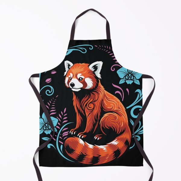 Item preview, Cute Red Panda Floral Wreath Vector Graphic Art designed and sold by ZUMERI.