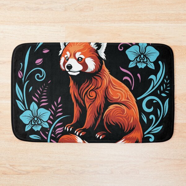 Item preview, Cute Red Panda Floral Wreath Vector Graphic Art designed and sold by ZUMERI.