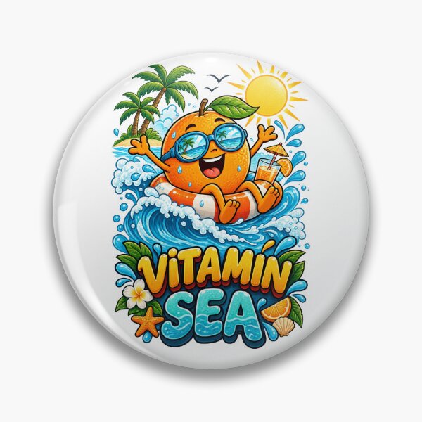 Item preview, Funny Orange Vitamin Sea designed and sold by Lily Lola.