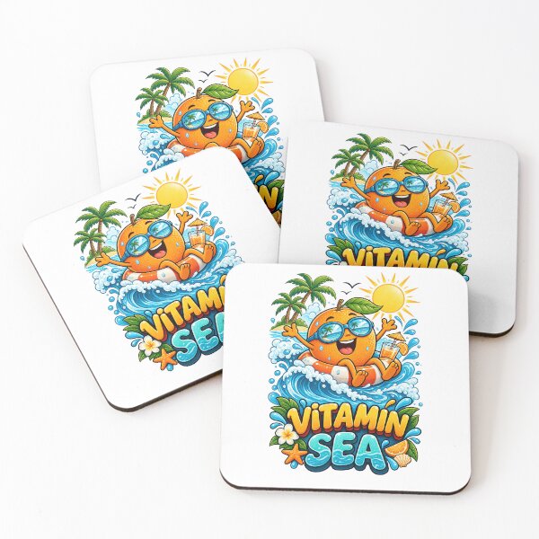 Item preview, Funny Orange Vitamin Sea designed and sold by Lily Lola.