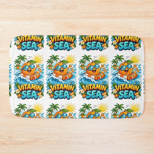 Item preview, Funny Orange Vitamin Sea designed and sold by Lily Lola.