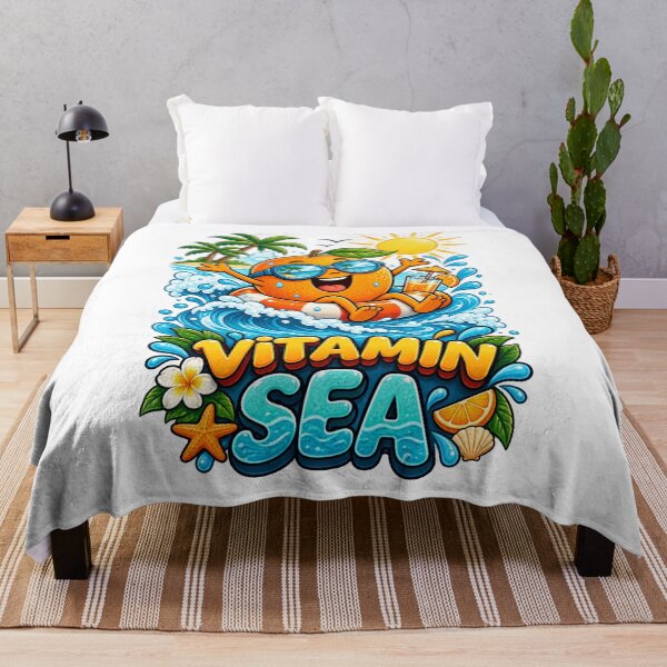 Item preview, Funny Orange Vitamin Sea designed and sold by Lily Lola.