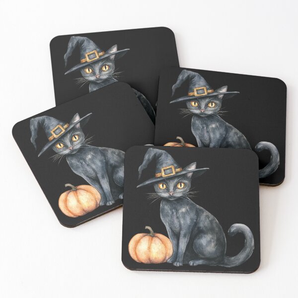 Item preview, Halloween Cat with Pumpkin designed and sold by foundthenat.