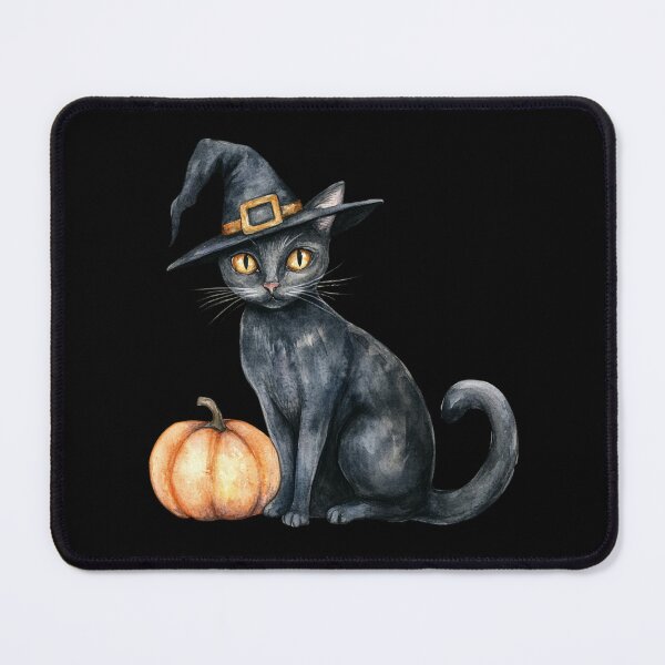 Item preview, Halloween Cat with Pumpkin designed and sold by foundthenat.