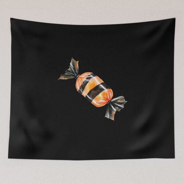 Item preview, Striped Candy on Black Background designed and sold by foundthenat.